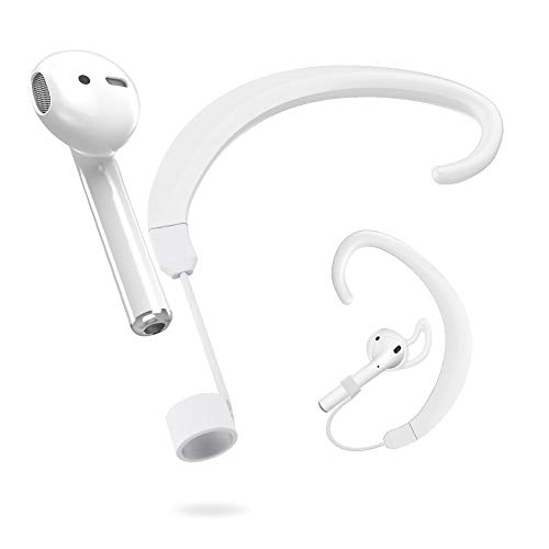 Straps Holder Compatible for Airpods, Paired Wireless Hook Accessories Holders Replacement with Airpods [One for Left and One for Right], White