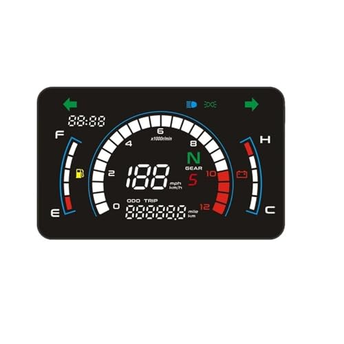 Odomètre double compteur de vitesse moto numérique pour remplacer un cadran cassé