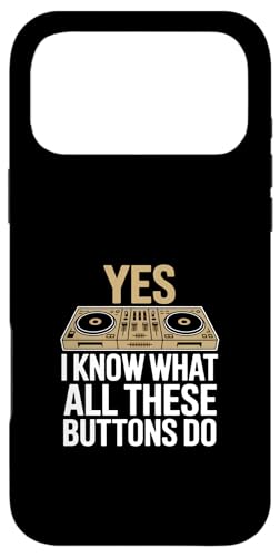 DJ Mixer �������낢�i���u���̃{�^���S���m���Ă��v �X�}�z�P�[�X iPhone 17 Pro Max �p