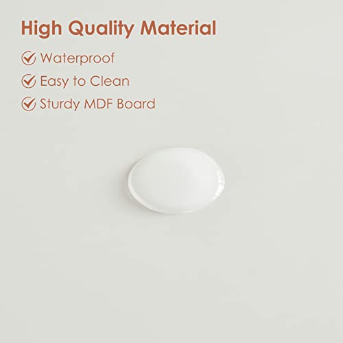 End Table, Side Table With Storage Space, Nightstand For Bedroom, Couch Side Table With Swivel Leveling Feet For Living, Sturdy End Table With Premium Mdf Board, Easy Assembly, 14.7”*11.1”*24.4” #TOP6