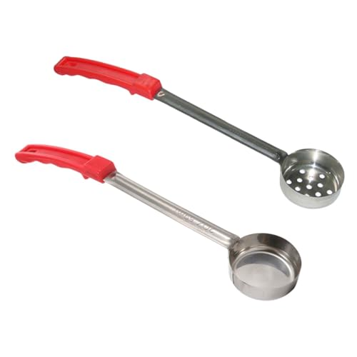 WATIIFUFU 2piezas Cuchara De Porción Inoxidable Para Salsa De Pizza y Cocina Mango Colgante