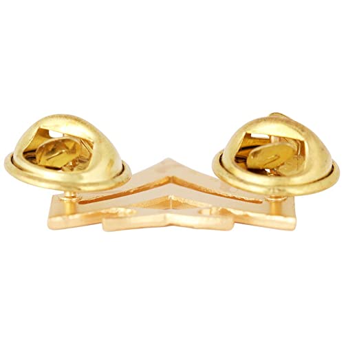 Marine Corps (USMC) Chevron Satin Gold CPL Corporal E4