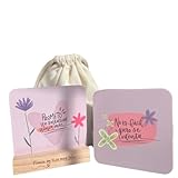 Motivational Cards for Women – 50 Daily Affirmation Cards for Women in Spanish – Positive Affirmations Cards – Inspirational Cards with Quotes, Wooden Stand, Drawer Box, Tarjetas motivadoras