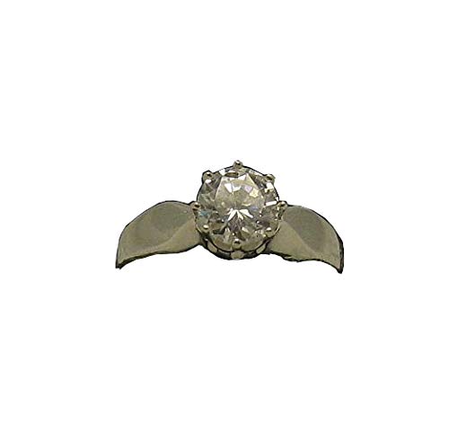 Bague de fiançailles ovale 3x5 mm argent 925 à porter au quotidien R000839