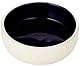 TRIXIE Napf KERAMIKNAPF spülmaschinengeeignet 0,3 l ø 13cm creme/blau für Katzen