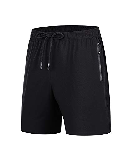 Short masculino de treino para academia, secagem rápida, leve, atlético, corrida, caminhada, corrida