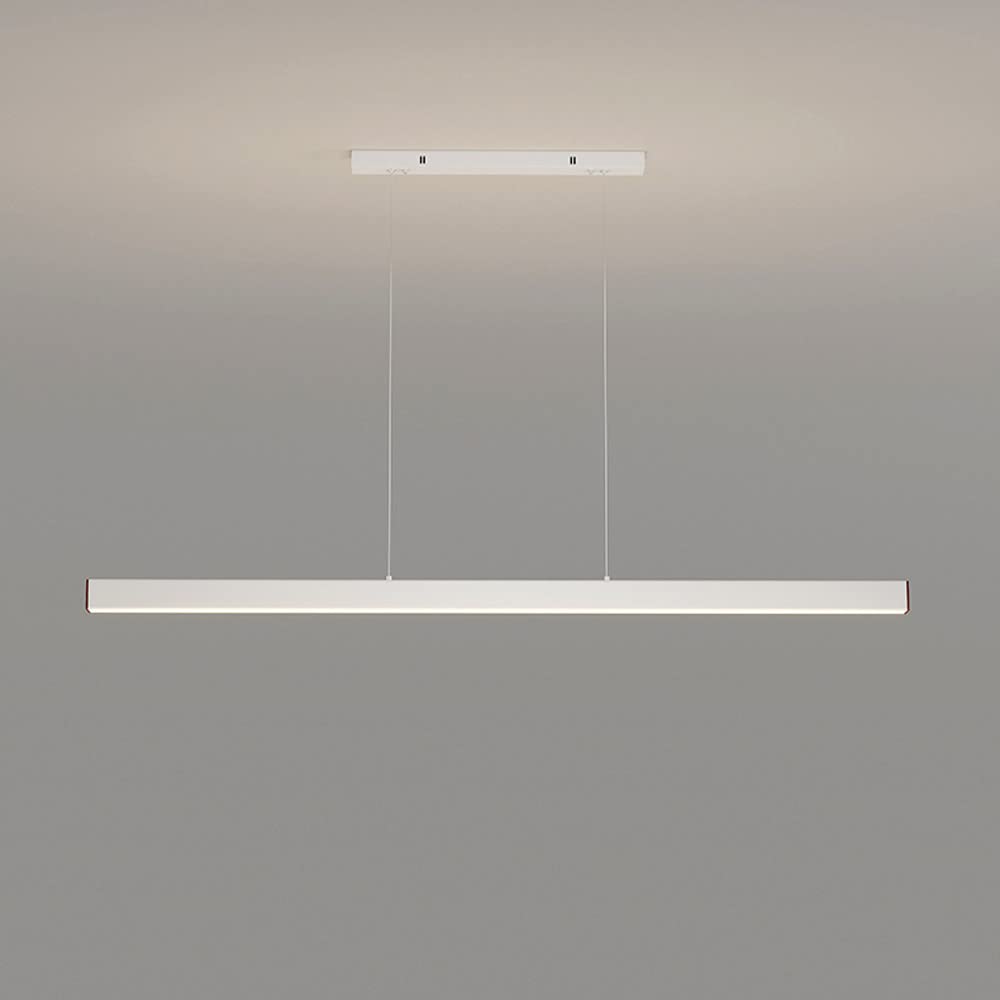 Lampada a sospensione a LED dimmerabile, lampadario lineare minimalista con telecomando, lampada a sospensione moderna a soffitto, tavolo da biliardo sala da pranzo lampadari ad isola cucina