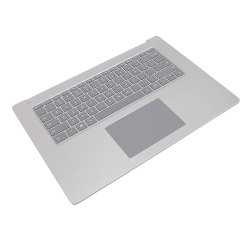 Reposamanos de metal y ABS para laptop de 15 pulgadas: repuesto plateado de calidad 3