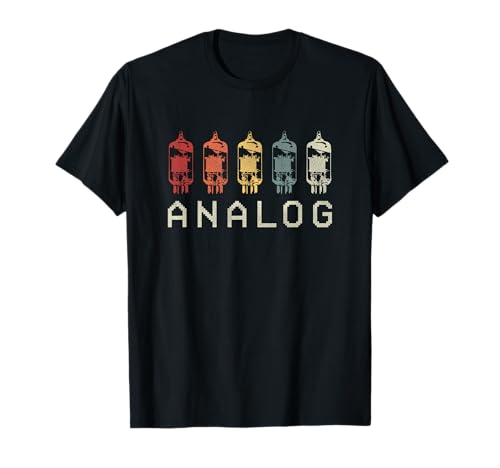 vacuum tube amp analog vintage retro 80's 90's t shirt T-Shirt