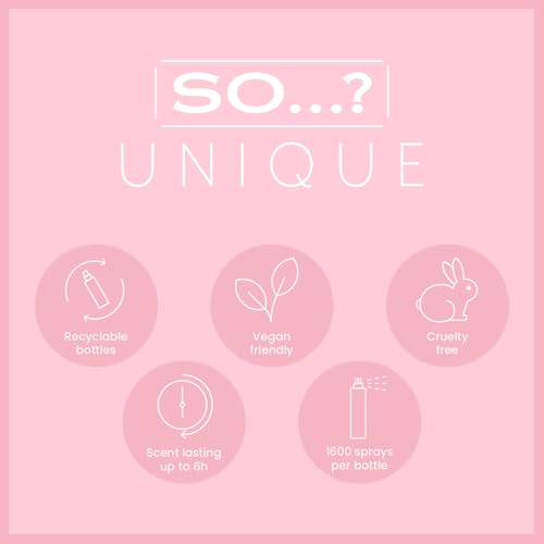 So…? Unique Mini Mist Womens Gift Set with Vanilla Candy, Sweet Pea, Truffle Cream, & Cashmere, Body Mist Fragrance Spray Set (4 x 50ml.) - Image 5