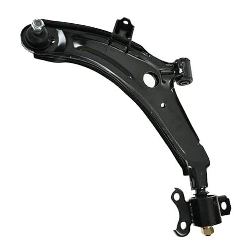 Image of Detroit Axle - 6pc Front End Control Arms Kit for 1996-2000 Hyundai Elantra, 1997-2001 Tiburon, 2 Lower Control Arms w /Ball Joints 4 Inner & Outer Tie Rod End Links 1998 1999 Replacement