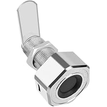 Biometric Fingerprint Drawer Lock 30mm Zinc Alloy Cabinet Lock with Fast Identification for Home Office Nightstand Chest Drawers Mailbox Cupboards Storage Bins Metal Cabinets Single Door UseSliver