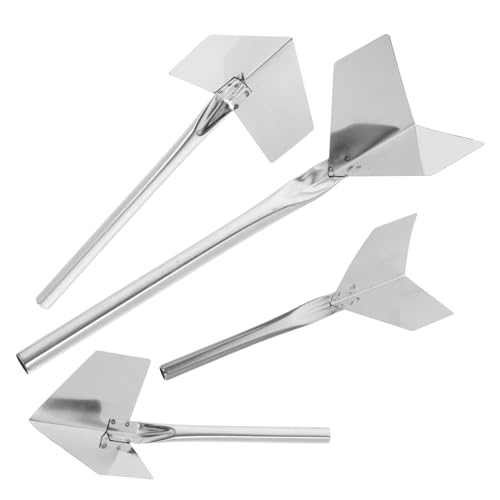 Hemobllo Eckenkelle 4 Stück Edelstahl-Set