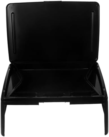 NUOBESTY Dizüstü bilgisayar masası, katlanabilir, depolama alanlı, tablet için, yatak veya koltuk için sağlam bilgisayar masası, yer tasarruflu ve pratik - Görsel 1