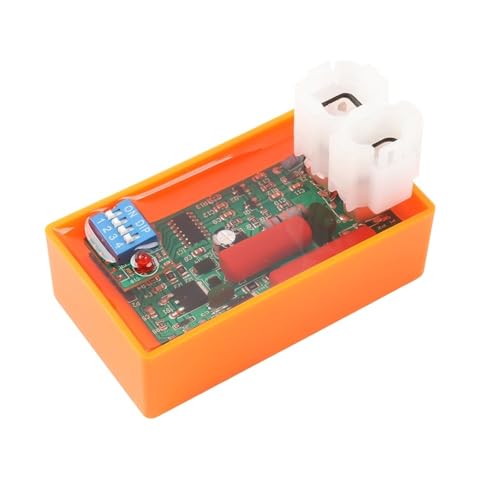 CDI Box Igniter Caja De Encendido CDI De 6 Pines para Motocicleta, para SKUA150, CRF230, CB125, CS125, DM200, RGY6-125, TMX155 Y GY200. Límite De Velocidad: 4000-12000 RPM.