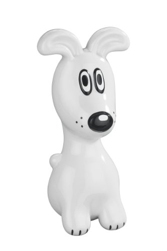 Wenko 52621100 Luftbefeuchter Bello- Keramik- Verdunster, 400 ml, 11.8 x 25 x 9 cm, weiß- schwarz