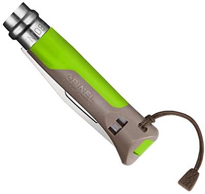Opinel - N°08 Couteau Outdoor Multifonction - Lame 8,5 cm Acier I...