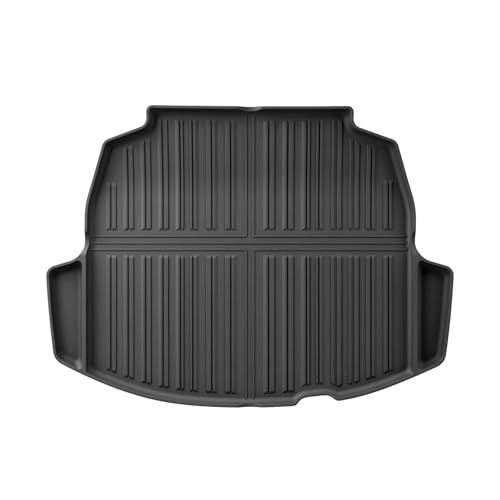 に適合する カローラ 2019-2024 用 カーフロアマット トランクパッド TPE 3D フットマット 無臭トレイセット ブラック 車のトランクマット(トランク1P)