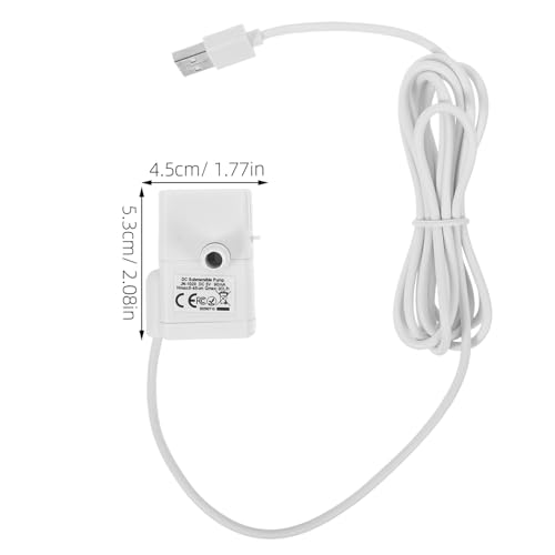 Bomba sumergible silenciosa USB para fuente de agua para gatos miniatura 4