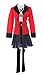 Kawaii-Story Disfraz de cosplay MN-193 Kakegurui Yumeko Jabami rojo y negro, 7 piezas, para mujer, talla XL