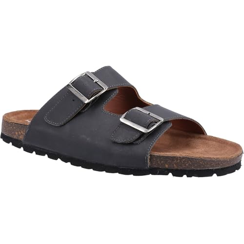 Hush Puppies Men's Nash Slider Slide Sandal, Schwarz, 45-46 EU