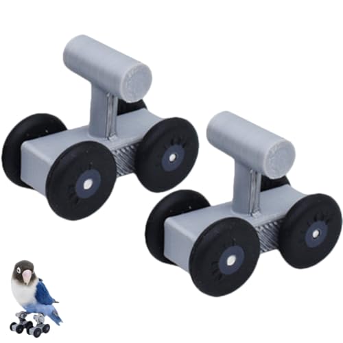 HOMOBABE Papageien Rollschuhe Intelligenzspielzeug aus Abs für Haustiere Nicht Leicht zu Verformen Gesundheitsfördernd Trainingsspielzeug für Vögel und Papageien