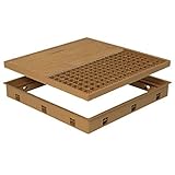 【1s】高気密型 床下点検口 (標準型600×600)フローリング合わせタイプ15mm専用 (ダークブラウン) SPF-R6060F15-DB 城東テクノ アミ【代不】