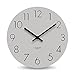 Produktbild Cander Berlin MNU 2525 R Wanduhr MDF lautlos ohne Tickgeräusche 25 cm Wohnzimmer Büro modern Vintage grau analog