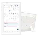 Yanmis 15.6インチのスマートデジタルカレンダーと雑用チャート、1080pスマートタッチスクリーンインタラクティブディスプレイ、ファミリースケジュールのWiFiウォールプランナー、クラウドフォト (USプラグ100‑240V)