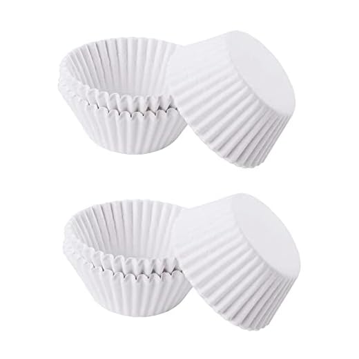 100pcs White Cupcake Baking Cases