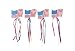 GB International American Flag Foam Wand 4ct., Red, White, Blue, 18 Inch