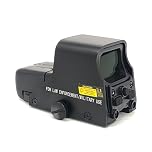 Minidiva® 551 Holographic Sight Red Green Point Visier/Dot Sight Scope, 10 Levels Brightness, Fits Any 20mm Rail