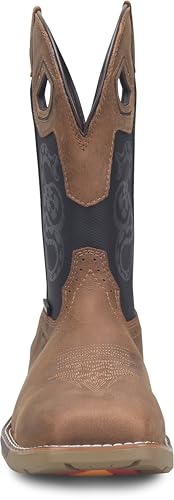 DOUBLE-H Men's Phantom Rider Serpentine 11" Waterproof Wide Square Composite Toe Roper Boots4