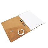 Bayelon Genuine Leather Padfolio | Portfolio Organizer for Men and Women | Professional A4 Writing N