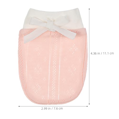 2Pairs Mittens Soft Cotton Gloves for Boys Breathable No Scratch Design Versatile for Sleeping Crawling Everyday Use Months2