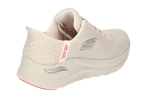 Image of Skechers Arch Fit 2.0- G Women's Engineered Knit Upper Vgn Wear Trainers (Beige, US 10)