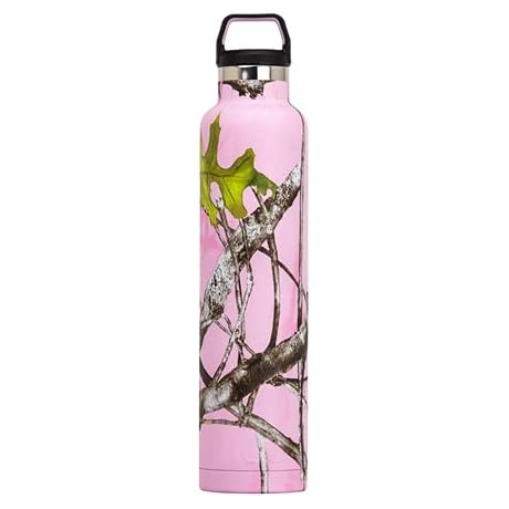 RTIC 26 Oz Vacuum Insulated Water Bottle in Pink Camo