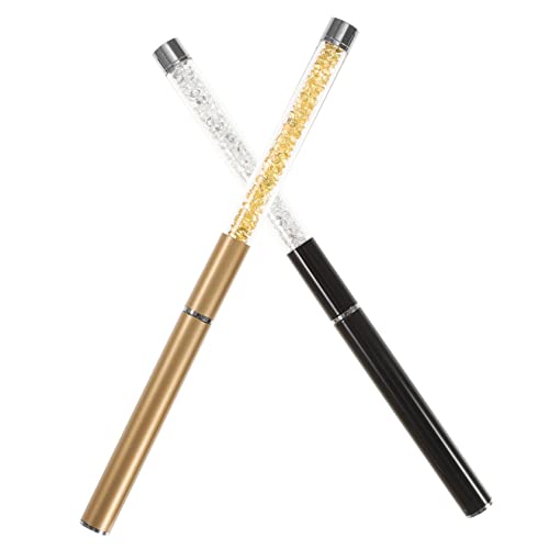 FOMIYES 2pezzi Pennello Per Ciglia e Sopracciglia Scovolino Per Mascara e Extension Da Design Ergonomico Per Separare e Definire Le Ciglia