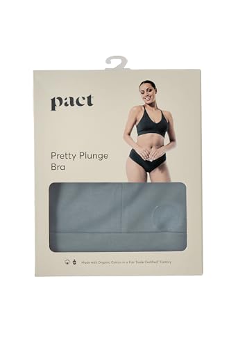Image of Pact Women's Organic Cotton Pretty Plunge Bralette