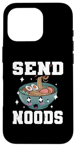 Send Noods Funny Japanese Ramen Noodle Case for iPhone 16 Pro