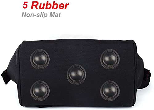 Delixi 12 Inch Water Resistant Tool Bag - Highly Robust Professional Wide Opening Tote Bag For Tools With Soft Padded Handle And Adjustable Shoulder Strap Update… #TOP3