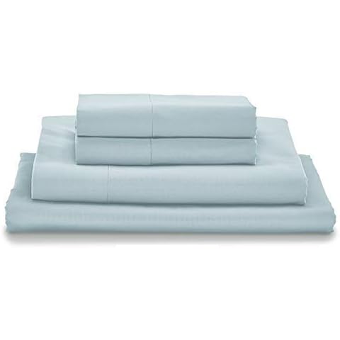 MyPillow Giza Dreams Bed Sheets (Queen, Light Blue) Cover