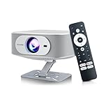 Salange Vidéoprojecteur,Compatible avec Netflix,1080P natif Prend en Charge Le Projecteur 4K, avec WiFi et Bluetooth 5.2 Mise au Point électronique & Correction Automatique Utilisation en Un clic