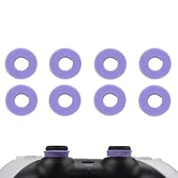MOLOPPO 8PCS Precision Rings for PS4,for PS5, for Xbox, for PlayStation 5 Accessories, for Xbox Accessories, Gaming Accessories(Purple)