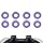 MOLOPPO 8PCS Precision Rings for PS4,for PS5, for Xbox, for PlayStation 5 Accessories, for Xbox Accessories, Gaming Accessories（Purple）
