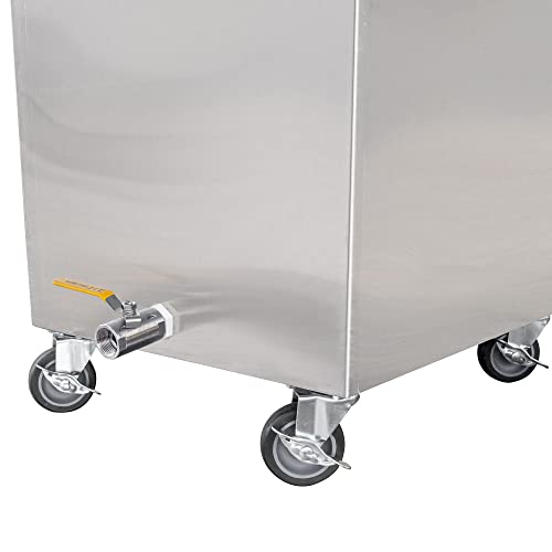 Ff-Tank Stainless Steel Restaurant Soak Clean Grease Hood Filter Tank With Lid #TOP2