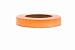 Roll Products 158-0010 Paper Adhesive Tape, 2160" Length x 1" Width, 3" Core, For Color Coding and Marking, Orange (Roll of 2160)