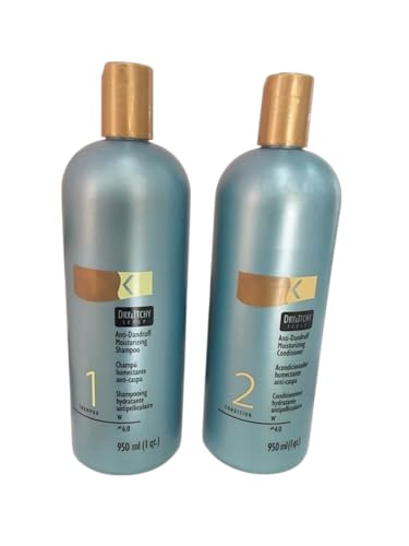 Dry & Itchy Scalp Shampoo & Conditioner Combo (32 oz x 2) Moisturizing Set for Scalp Relief For All Hair