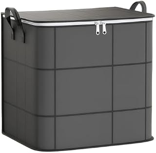 Extra Large Heavy Duty Moving Bags Zippered Foldable Clothes Storage Bins (XL:220L)