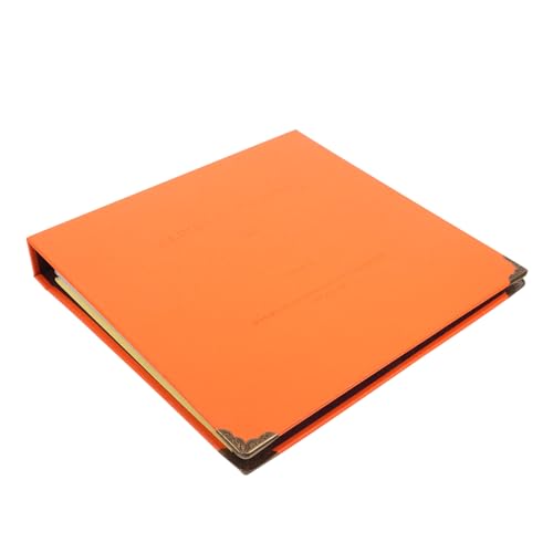 Album de tickets et cartes KOMBIUDA orange livret de rangement photo multifonctionnel